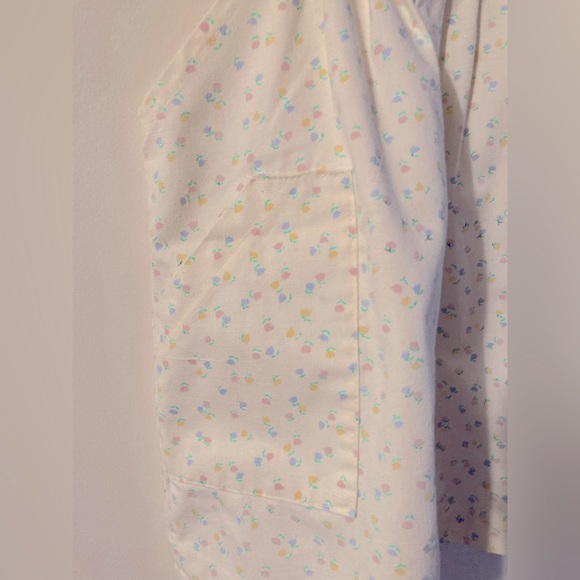 Majdell • Vintage 90s Toddler Girl’s Spring Tulip Pattern Overall Dress Size 4 - Picture 3 of 8